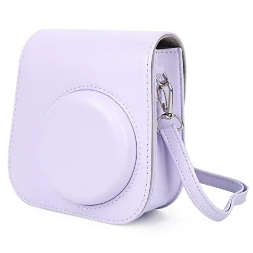 Produktbild: Zouminyy PU-Lederbezug Tragbare wasserdichte PU-Ledertasche für Instax Mini 11 für Geschenkreisen Fujifilm Instax Instant Camera(Purple)