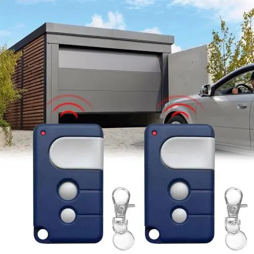 Produktbild: ZOYDP 2 Stück Garagenöffner Handsender Kompatibel mit Chamberlain 84335EML, 84333E, 94333E, 433,92MHz Chamberlain Handsender mit 3 Tasten für Garagentor, Handsender Garagentor für MLR 500/750/850