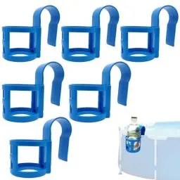 Produktbild: ZOYDP Getränkehalter für Pool, 6pcs Getränkehalter Pool, Pool Zubehör Getränkehalter in die Meisten Pools, Pool Getränkehalter Poolrand Passt zum Abstellen von Getränken und Kleinen Gegenstände,Rund