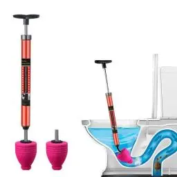 Produktbild: ZOYDP Pömpel Abfluss Toilette, Saugglocke Abfluss mit 1 Ersatzkopf, Vakuum Pümpel Abfluss mit Starker Saugleistung, Toilette Abflussreiniger Pumpe, Pressluft Rohrreiniger, Für Wc Verstopfung Entfernen