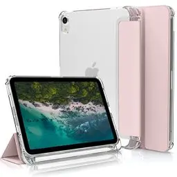 Produktbild: ZOYU Hülle für iPad Air 11 Zoll M2 2024 6. Generation, Hülle für iPad Air 5/iPad Air 4 Hülle, Hülle mit Stifthalter für iPad Air 5. Gen 2022/iPad Air 4 2020 10,9 Zoll, Auto Sleep/Wake, Rosa