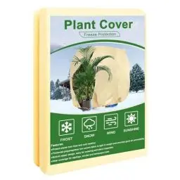 Produktbild: Winterschutz für Pflanzen -Pflanzenschutz Winter üBerwinterungszelt mit Reißverschluss &Zugband Frostschutz Pflanzen Haube Winterschutzvlies für Kübelpflanzen Palmen Olivenbaum（280x300cm/1PCS）