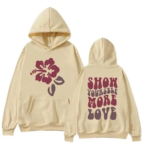 Produktbild: ZTFYKLIN Daily Deals Pullover Mädchen 170 Langarmshirt Mädchen Gelb Shirt Uboot Ausschnitt Damen Partner Pullover Weihnachten Lustige Hoodie Gestreift Damen Festival Outfit Women