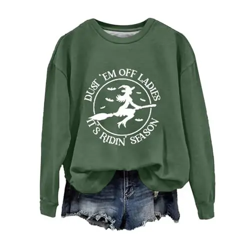 Produktbild: ZTFYKLIN Damen Winterjacke Sale Enges Oberteil Damen Sweatjacke Damen Grau Tshirt Damen Gestreift Damen Pullover Grosse Groessen Grüne Bluse Damen Elegant Sweatshirt Ohne Kapuze Damen