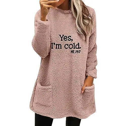 Produktbild: ZTFYKLIN Damen Winterjacke Sale Hellblauer Pullover Damen Damen Jacke Frühling Surfer Style Damen Kleidung Sportpullover Damen Langarm Los Angeles Tshirt Mädchen Cyber of Monday Deals 2024
