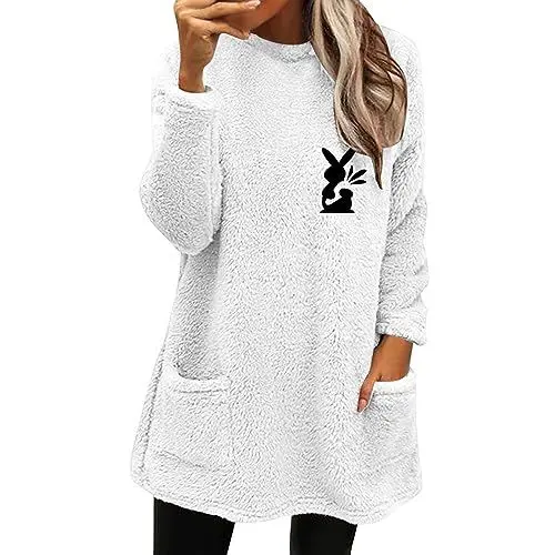 Produktbild: ZTFYKLIN Jackets for Women Uk Clearance Rosa Oberteil Damen Oversize Shirt Damen Weiß Coole Pullover Fuer Jugendliche Maedchen Pullover Maedchen 176 Teens Prime of Day Early Access Sale