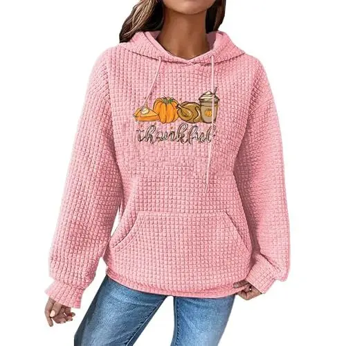 Produktbild: ZTFYKLIN Rave Outfit Oversize Jogginganzug Damen Pullover Damen Grau Baumwolle Damen Bluse Royalblau Sportswear Damen Oberteil Shirt Baumwolle Damen Langarm Hoodie Damen Beige Sand Overstock