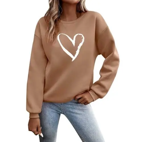 Produktbild: ZTFYKLIN Sale Clearance Winterpullover Damen Strickjacke Blau Mädchen Schwarzer Pulli Mit Glitzer Damen Sport Sweatshirt Damen Tunika Langarm Elegant Pullover Damen Kurzarm Offers 11 and 12 October