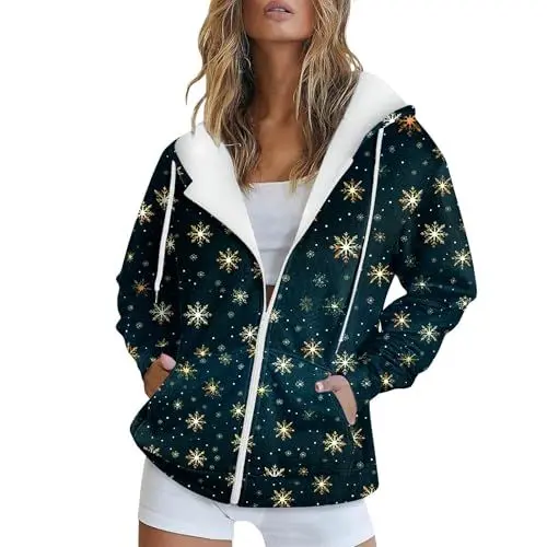 Produktbild: ZTFYKLIN Schulterfreier Pullover Damen y2k Jeansjacke Damen Lang Batik Shirt Maedchen Marken Sweatjacke Damen Xs Weihnachtspulli Hässlich Halloween Motiv Oberteil Damen Damen-pullis Sale Angebote