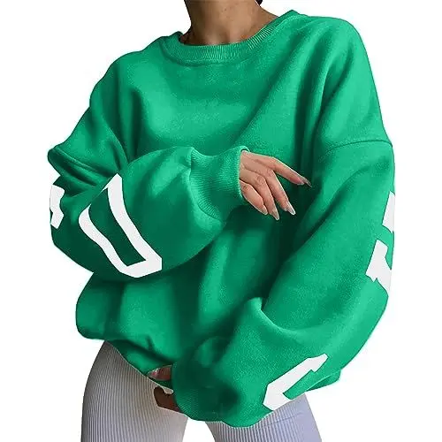 Produktbild: ZTFYKLIN Today 2024 Tshirt Teenager Mädchen Trend Langarm T Shirt Damen Sweatshirt Mit Hohem Kragen Damen Lake View Jacke Damen T Shirt Mit Rückenprint Damen Cyber of Monday Deals 2024