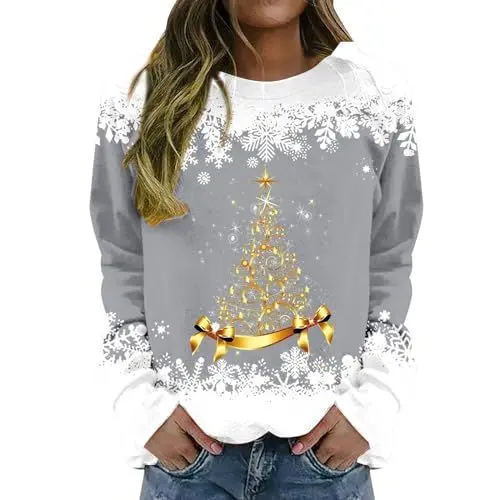 Produktbild: ZTFYKLIN Todays Offers Special Deals Weicher Pullover Damen Damen Strickjacke Lang Wolle Olivgruene Pullover Damen Fell Jacken Für Damen Pullover Damen Bench Langarmshirt Baby Mädchen Festival Top