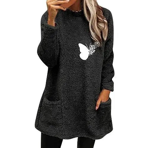 Produktbild: ZTFYKLIN Womens Xmas T Shirts Uk One Shoulder Pullover Batik Shirt Damen Oversize Blaues Oberteil Schneewittchen Bauchfreie Oberteile Sommer Klamotten Damen Prime Sales and Deals Today Clearance