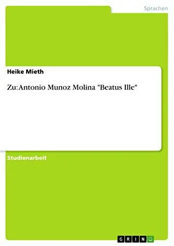 Produktbild: Zu: Antonio Munoz Molina 