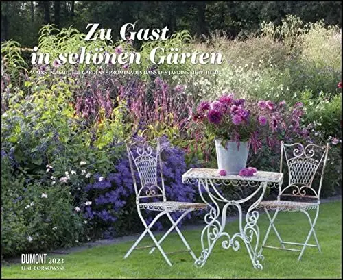 Produktbild: Zu Gast in schönen Gärten 2023 – DUMONT Garten-Kalender – Querformat 52 x 42,5 cm – Spiralbindung