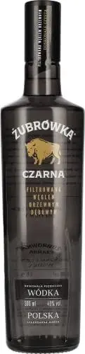 Produktbild: Zubrowka CZARNA Wódka Polska 40% Vol. 0,5l