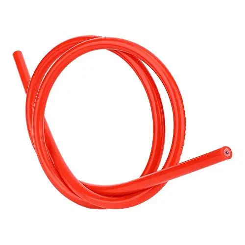 Produktbild: Zündkabel Draht Funken, 8 Mm Silikon Funken Zündkabel Draht Auto Auto Zubehör Ersatzteile Teil (Rot)