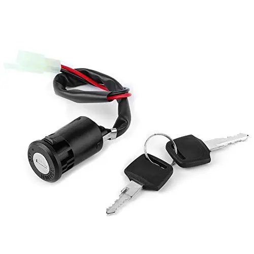Produktbild: Zündschalter, Elektromobil Zündschlüssel Schlüssel 2 Draht Universal Moto Zubehör Ersatz für Roller ATV