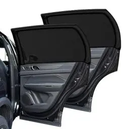 Produktbild: Zueyen Set mit 2 Seitenfenstern – Sonne, Kinder, Erwachsene, Moskitonetz, UV-Schutz, Universal-Sonnenschutz (SUV – Seitenfenster hinten, 64,5 x 64 cm)