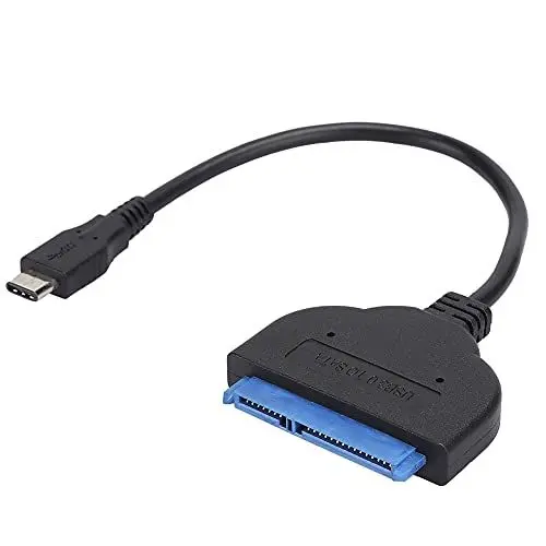 Produktbild: Zunate Adapterkabel, 400 MB/s USB3.0-Adapterkonverterkabel Datenkabel Computerzubehör, für SATA 3.0-Festplatten-SSD / 2,5-Zoll-Festplatte