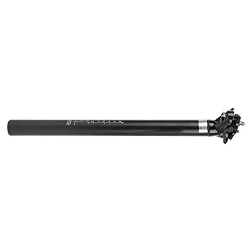 Produktbild: Fahrrad-Sattelstütze, Mountainbike-Sattelstütze 30,9x400mm 3D-Schmieden Exquisite Robustheit und Haltbarkeit für MTB-Rennrad BMX-Rennräder(Black)