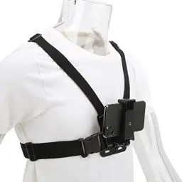 Produktbild: Zunate Handy Brustgurthalterung, Verstellbarer Handy Selfie Brustgurthalter Universal Handy Clip für Action Kamera Smartphones