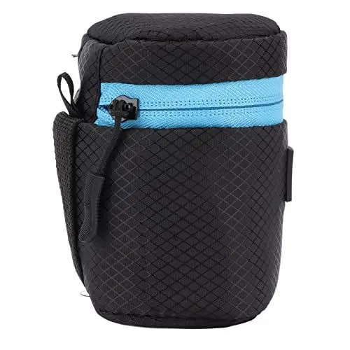 Produktbild: Zunate Kameraobjektivtasche, wasserdichte Objektivtasche mit Reißverschluss METALLSCHNALLE Alle Objektive auf Dem Markt, Kleine, Mittlere, Große und Extra Große Taschen Kameraobjektivtasche (S)