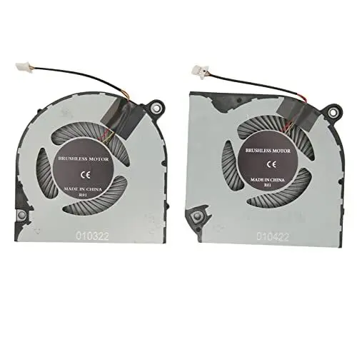Produktbild: Zunate Lüfter, 4-Pin-Laptop-Kühlerlüfter aus Aluminiumlegierung, Ersatz für für 5 AN515-43 AN515-54 AN517-51 für 7 AN715-51 FL1k FL78(CPU und GPU)