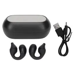 Produktbild: Zunate Open Ear Bluetooth Ohrhörer, S03 Open Ear Kopfhörer, In Ear Bluetooth 5.3 Ohrhörer, ECN Geräuschunterdrückung, Wasserdichtes Headset, Ohrhörer für Sport, Workouts, Laufen,