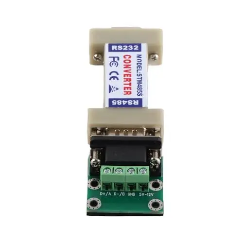 Produktbild: Zunate RS232 zu RS485 Kommunikationsdatenkonverter, 300-115200bps Übertragungsrate 1200 Meter/3937ft Entfernung für EIA/TIA RS-232 RS-422 / RS-485