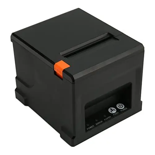 Produktbild: Zunate Thermo-Bondrucker, 80 Mm -Thermo-POS-Drucker mit USB-Schnittstelle, Tragbarer Rechnungsdrucker für Barcode-Kassen, Kompatibel für Windows, für Linux
