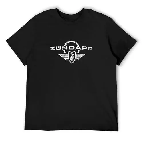 Produktbild: Zundapp Motorcycle Logo O Neck Men T Shirt Black L