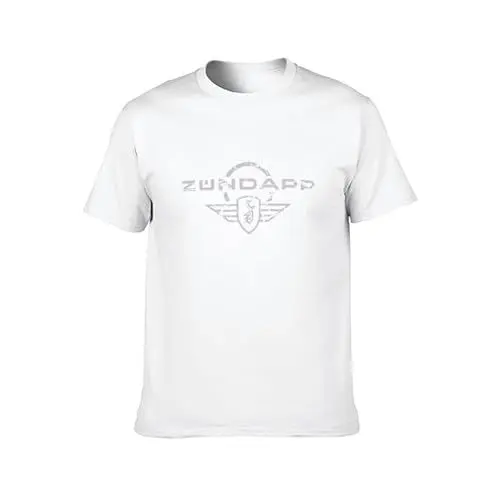 Produktbild: Zundapp Motorcycle Logo T Shirt Men Tops Tee White L