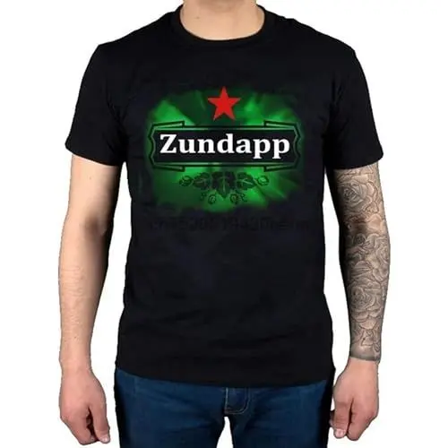 Produktbild: Zundapp Racing Logo T-Shirt Man's Fashion Black Unisex Tees XL