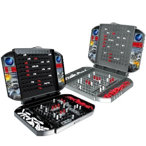 Produktbild: ZUNIPLEX Battleship Brettspiel,Schiffe Versenken Brettspiel Klassisch Schlachtschiff Spiel Strategie Seeschlacht Spielzeug Für Kinder ab 5 Jahren