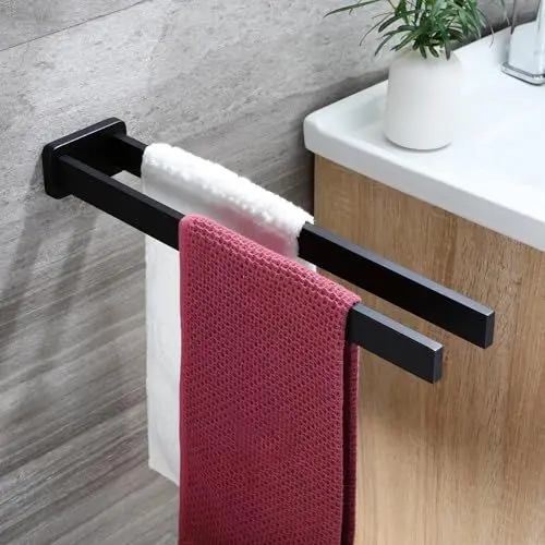 Produktbild: ZUNTO Handtuchhalter Doppelarmige Doppel Schwarz