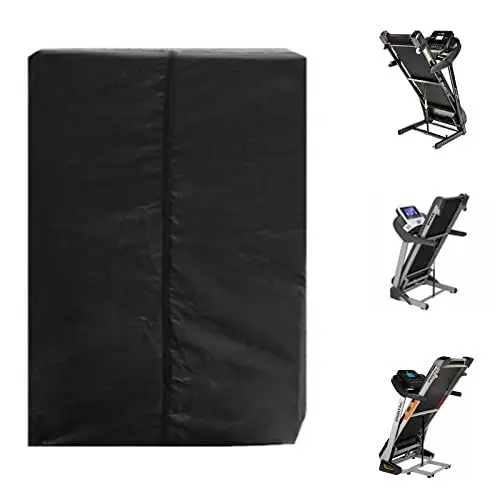 Produktbild: Zusammenklappbares Laufband Abdeckung, Zusammenklappbares Laufband Schutzhülle 420D Winddichte, Regendichte Oxford-Stoffplane (80 cm x 60 cm x 150 cm)