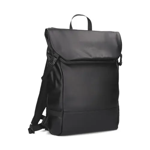 Produktbild: Zwei Fahrrad-Rucksack wasserfest AQUA AQCR200 aus Hydroflex,16 Liter, gepolstertes Laptopfach, Brustgurt, Getränkehalter, Schlüsselband, Haken für Gepäckträger (black)