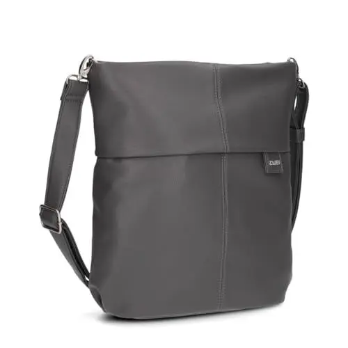 Produktbild: Zwei Damen Handtasche Mademoiselle.M M12 Umhängetasche 7 Liter Crossbody Bag, Schultertasche in DIN-A4-Größe, Schlüsselring, Geheimfach, inkl. extra kurzen abnehmbaren Schultergurt (rock)