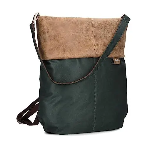 Produktbild: Zwei Damen Rucksack-Tasche Olli OR12 (7 Liter) Handtasche & Rucksack 2-in-1 wasserabweisende Schultertasche mit gepolstertem Laptopfach (bis 13