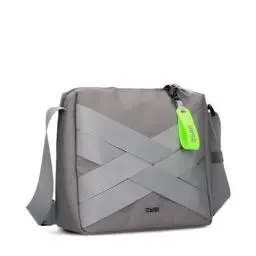 Produktbild: Zwei Sportliche Unisex Umhängetasche Alex AL100 Damen Herren & Teenager Tasche modernes cooles Design wasserabweisend (stone)