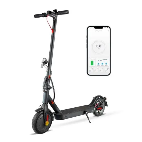 Produktbild: ZWHEEL E Scooter mit Straßenzulassung (ABE) - 30km Reichweite, 350W Motor, IP54 Wasserfest, 8.5 Zoll, 120kg Max - Faltbarer E Roller mit LED Tempomat - Elektroscooter für Erwachsene