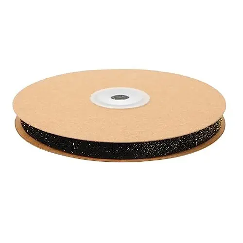 Produktbild: Zwiebelsamtband Polstergewebe Hochzeitsgeschenkband Bänder für Glitzerband Band für Luftballons ribbon hochzeits dekoration Band zum Nähen Band für DIY Nylon Black NESTINGHO