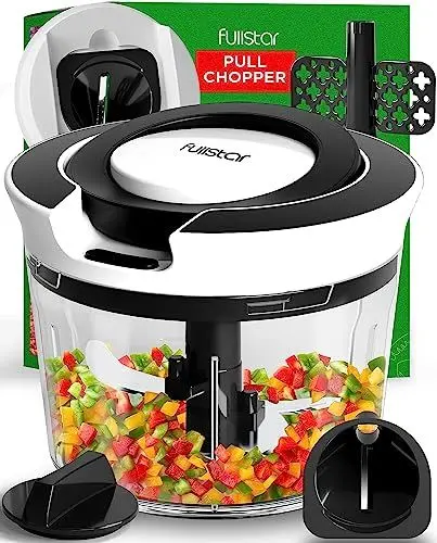 Produktbild: Zwiebelschneider Manuell Gemueseschneider Spiralschneider - Zwiebel Zerkleinerer Manuell Küche - Multizerkleinerer Zwiebelhacker Schneebesen - Vegetable Chopper Onion Cutter
