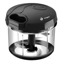 Produktbild: Zwiebelschneider Manuell, Zwiebel Zerkleinerer 1000ML, Zwiebelschneider mit Seilzug, Multizerkleinerer Manuell, Onion Chopper Cutter, Multifunktionschopper Küche Gemüseschneider Manuelle Schwarz