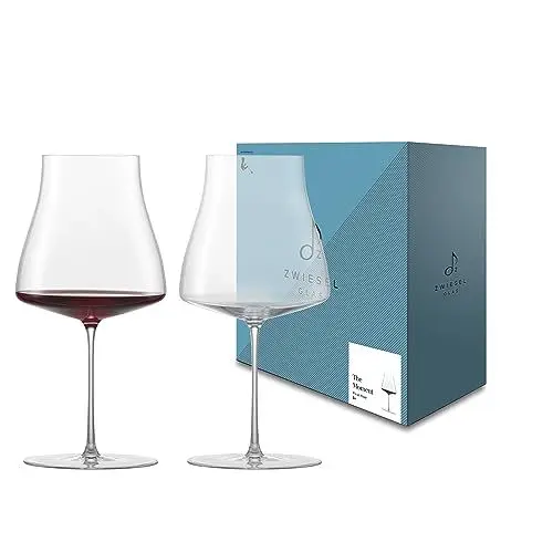 Produktbild: Zwiesel Glas Pinot Noir Rotweinglas The Moment (2-er Set), in Handarbeit mundgeblasene Rotweingläser, elegante Tritan®-Kristallgläser für Rotwein (Art.-Nr. 122095)