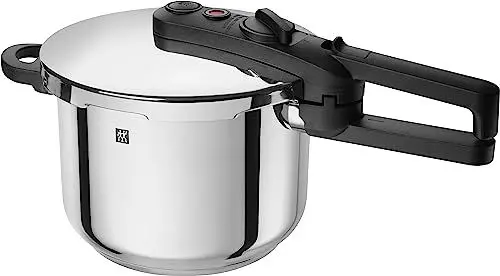 Produktbild: ZWILLING EcoQuick II Schnellkochtopf/Dampfdrucktopf, Ø 22 cm, 6L, für alle Herdarten inkl. Induktion, 18/10 Edelstahl, Silber