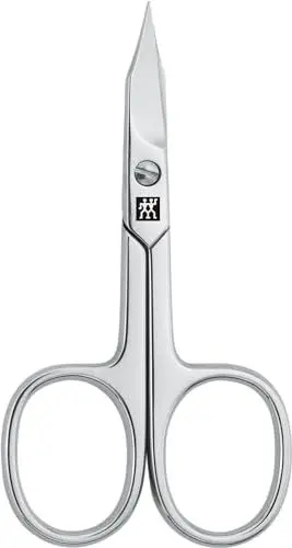 Produktbild: ZWILLING Kombi Nagelschere (Nagel und Hautschere für Finger und Fußnägel, gebogene Schneide, feine Spitze, Hypoallergen), Poliert, Silber, 90 mm