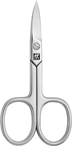 Produktbild: ZWILLING Nagelschere (Leicht gebogene Schneide, Schere für Hände und Füße, Hypoallergen), Poliert, Silber, 90 mm