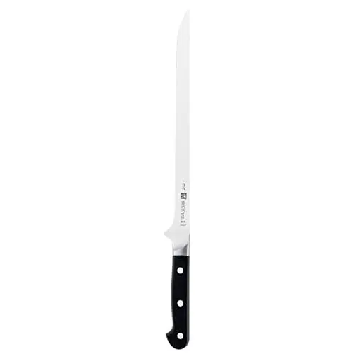 Produktbild: ZWILLING Pro Schinkenmesser, Klingenlänge: 26 cm, Rostfreier Spezialstahl, Kunststoffgriff, Schwarz