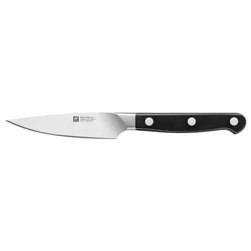 Produktbild: ZWILLING Pro Spick- & Garniermesser, Klingenlänge: 10 cm, Rostfreier Spezialstahl, Kunststoffgriff, Schwarz